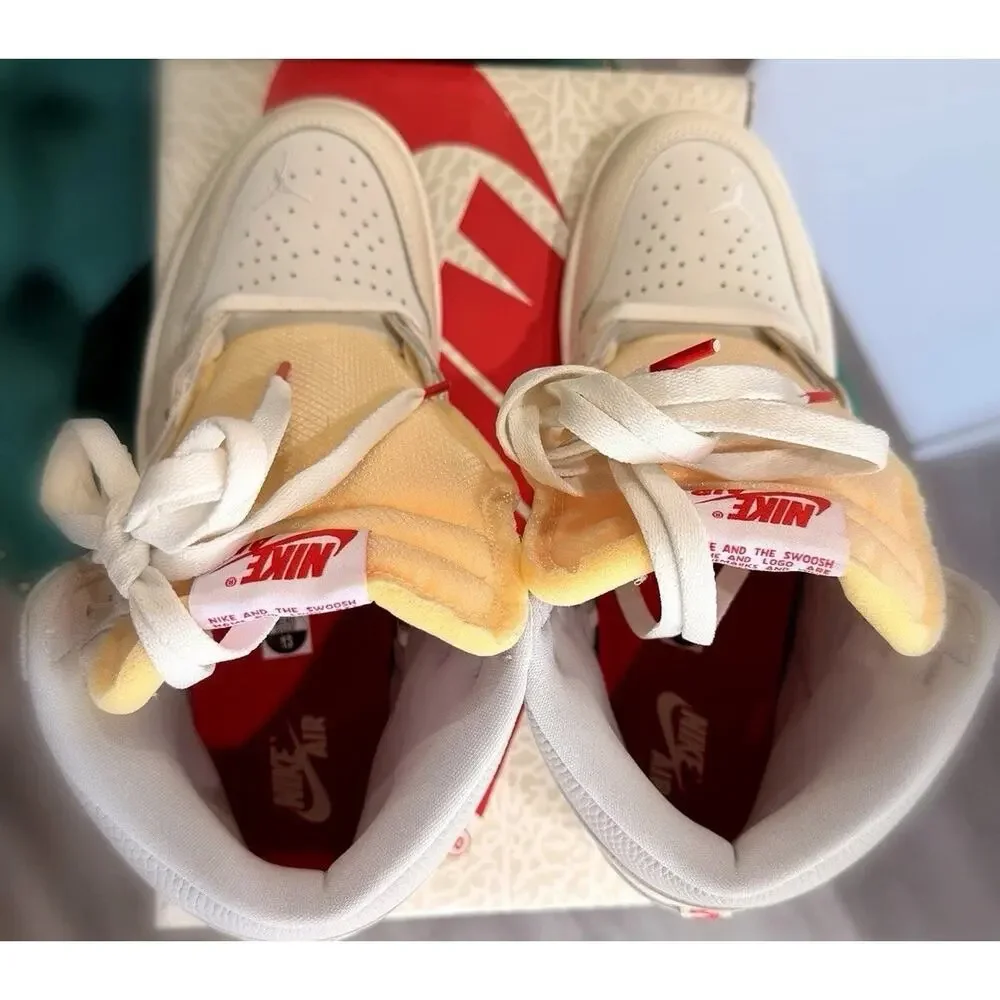 Nike Air Jordan 1 High OG Sail University Red Size 13 DZ5485-160 OG Box DS